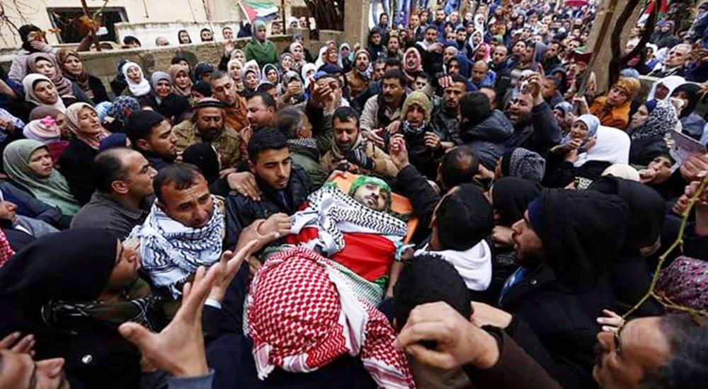 جانب من عملية التشييع