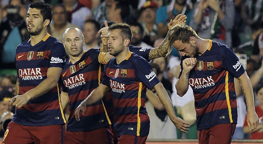 برشلونة فاز على بيتيس بهدفين نظيفين