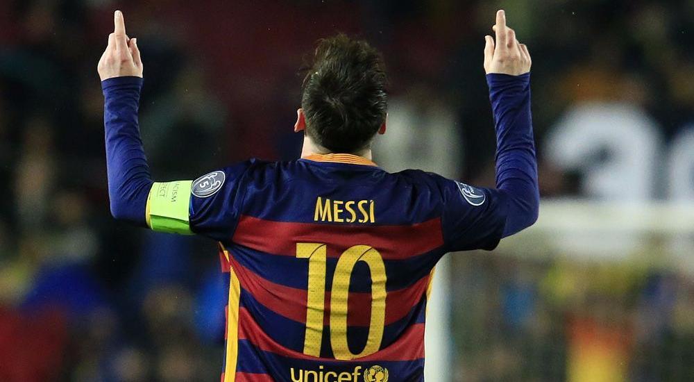 لاعب برشلونة ليونيل ميسي