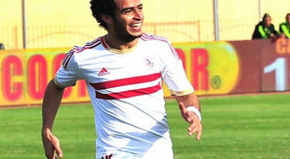 لاعب الزمالك عمر جابر