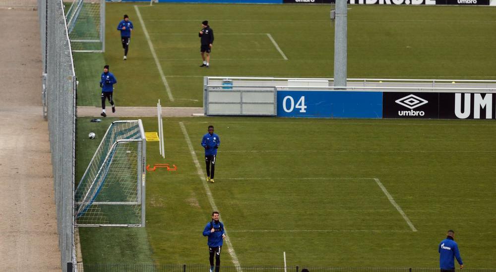 جانب من تدريبات شالكه