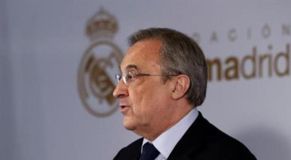 رئيس نادي ريال مدريد فلورنتينو بيريز