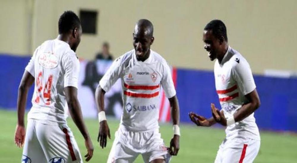 محمد كوفي سجل هدف الزمالك الوحيد في المباراة