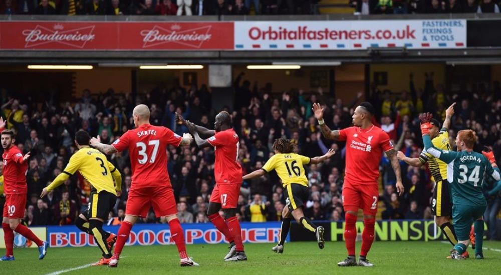 ليفربول خسر بثلاثية من واتفورد