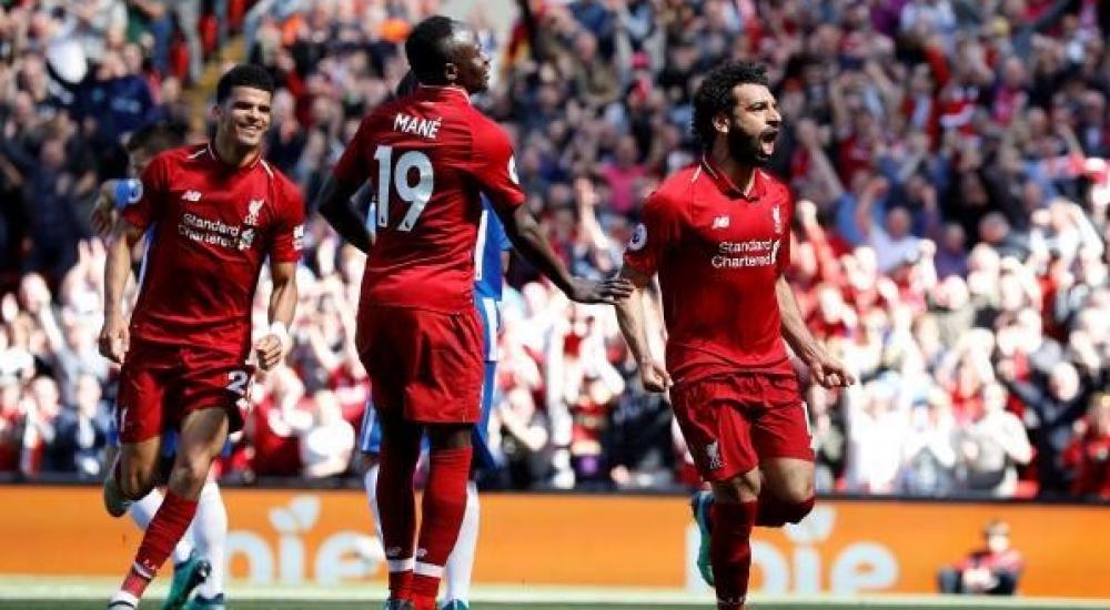 فرحة لاعبي ليفربول