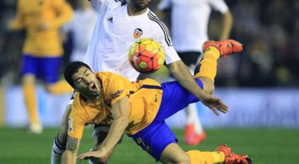 فالنسيا تعادل مع برشلونة بهدف لمثله