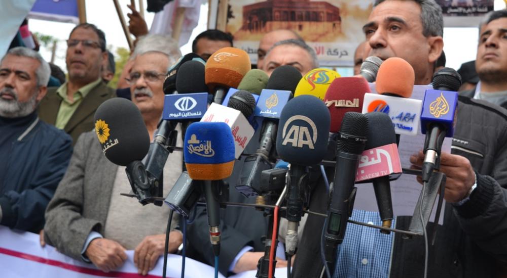 مسيرة جماهيرية حاشدة في غزة تنديداً بالفيتو الأمريكي في مجلس الأمن3