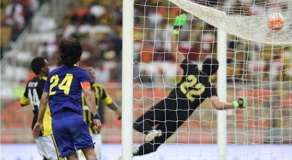 النصر فاز على الاتحاد بثلاثية مقابل هدف واحد