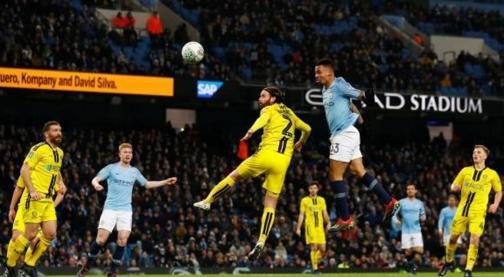 جانب من المباراة