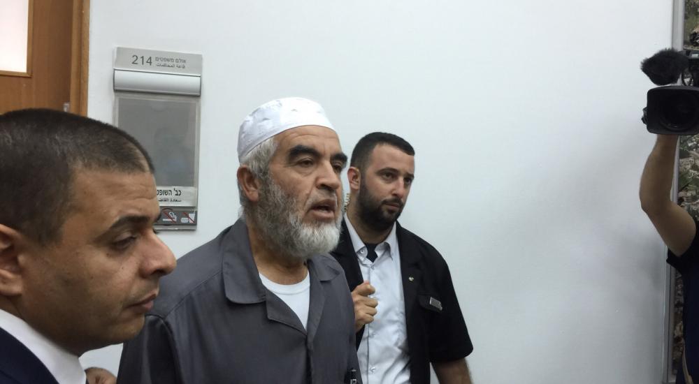 الشيخ رائد صلاح رئيس الحركة الإسلامية في الداخل الفلسطيني المحتل