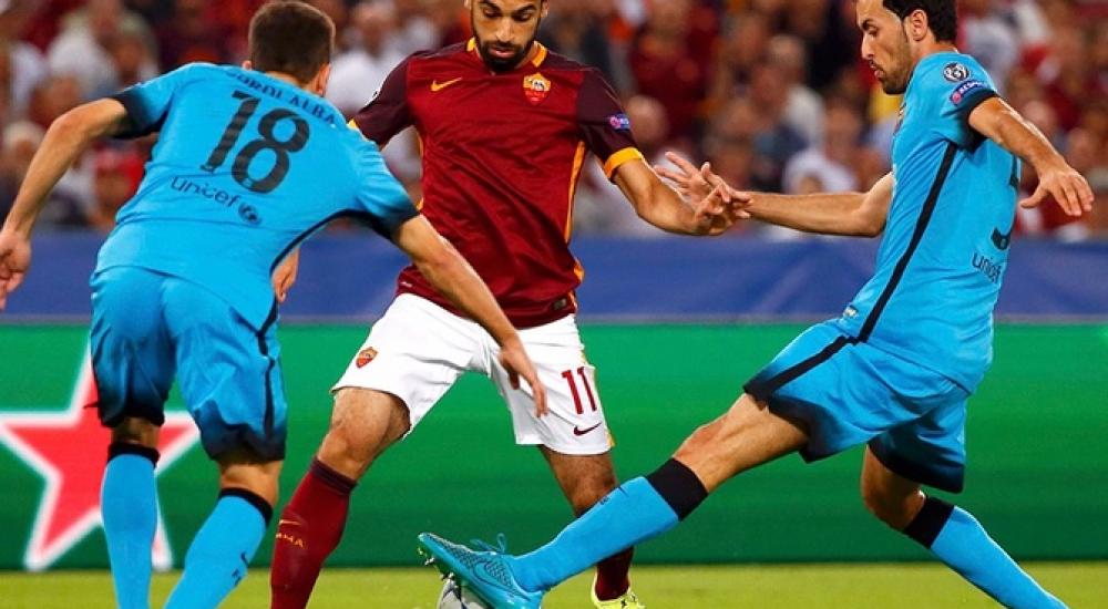 برشلونة وروما حصلا على النقطة الأولى لكل منهما