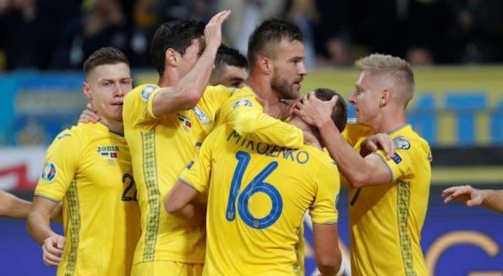 فرحة أوكرانيا بالفوز