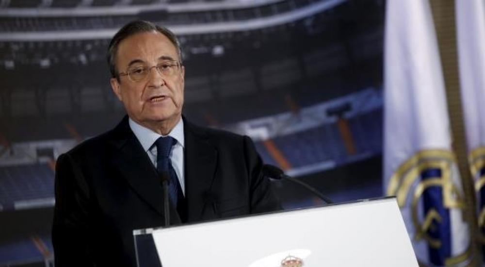 رئيس نادي ريال مدريد فلورينتينو بيريز