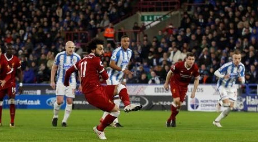 المصري محمد صلاح سجل الهدف الثالث لليفربول