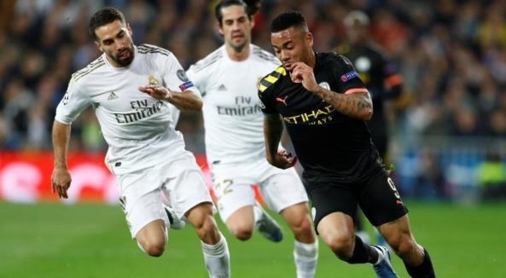 جانب من مباراة الذهاب بين ريال مدريد ومانشستر سيتي