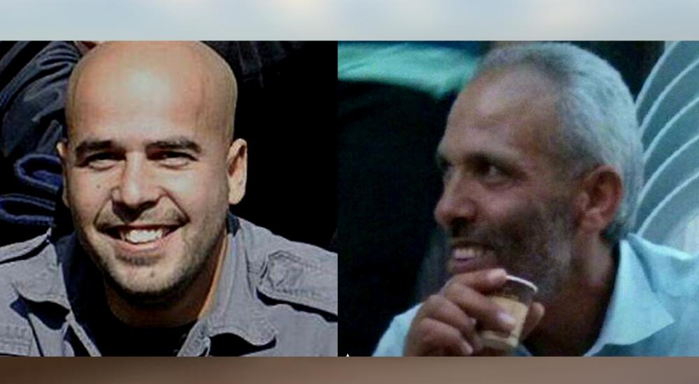 الشهيد أبو القيعان (يمين) والشرطي الإسرائيلي القتيل