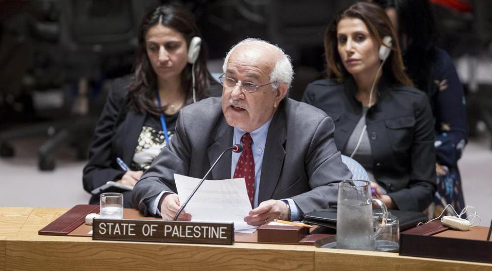 سفير فلسطين بالأمم المتحدة رياض منصور