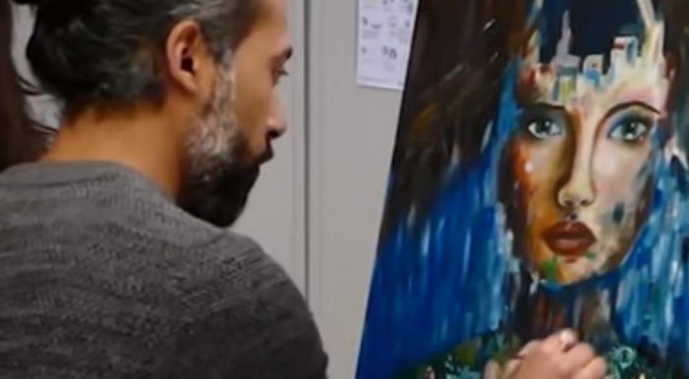 فنان فلسطيني