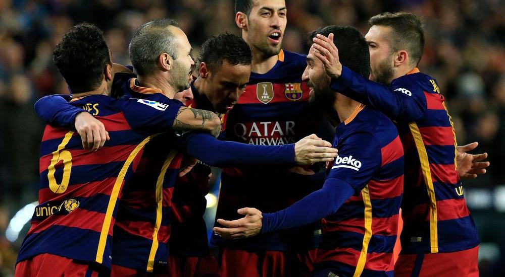 برشلونة فاز باللقب الموسم الماضي على حساب بلباو