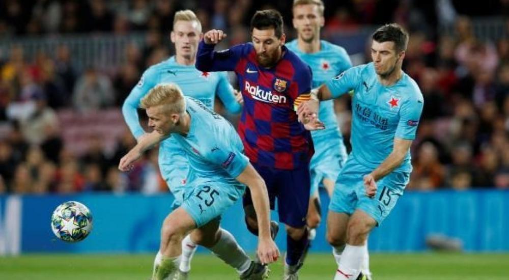 برشلونة وسلافيا