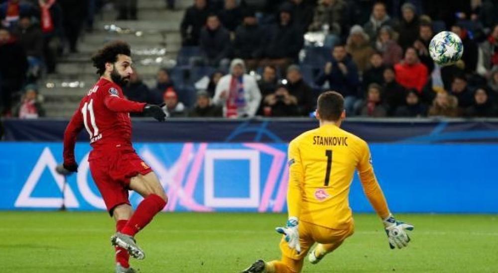 صلاح يسجل هدفاً