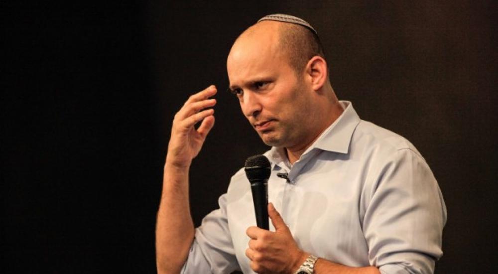 وزير التعليم الإسرائيلي زعيم حزب البيت اليهودي نفتالي بينيت