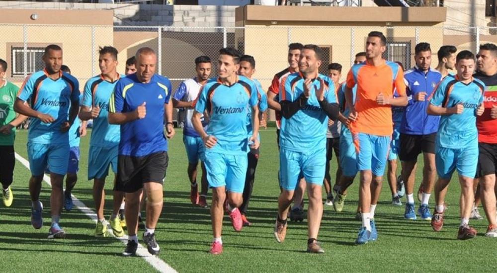 جانب من تدريبات شباب رفح