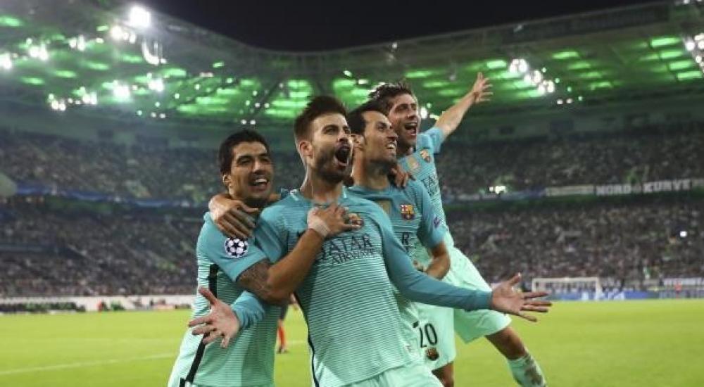 لاعبو برشلونة