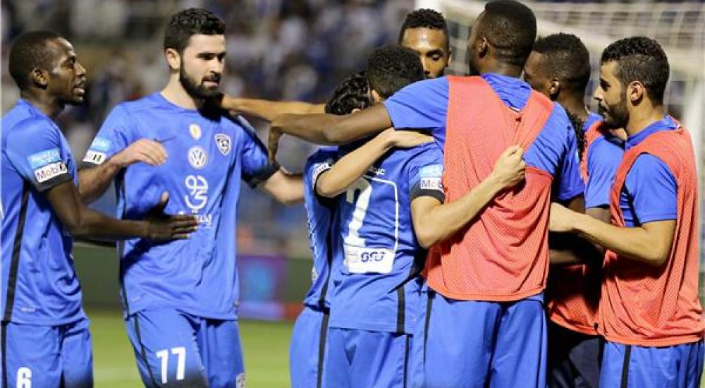 فرحة الهلال بالفوز