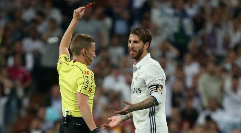 راموس تعرض للطرد 5 مرات في مباريات الكلاسيكو