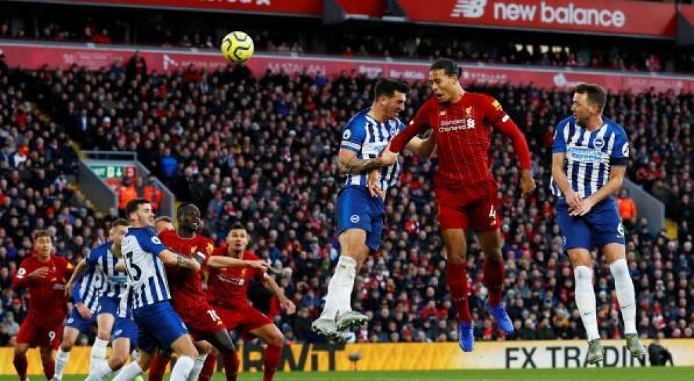 فان دايك سجل هدفي ليفربول