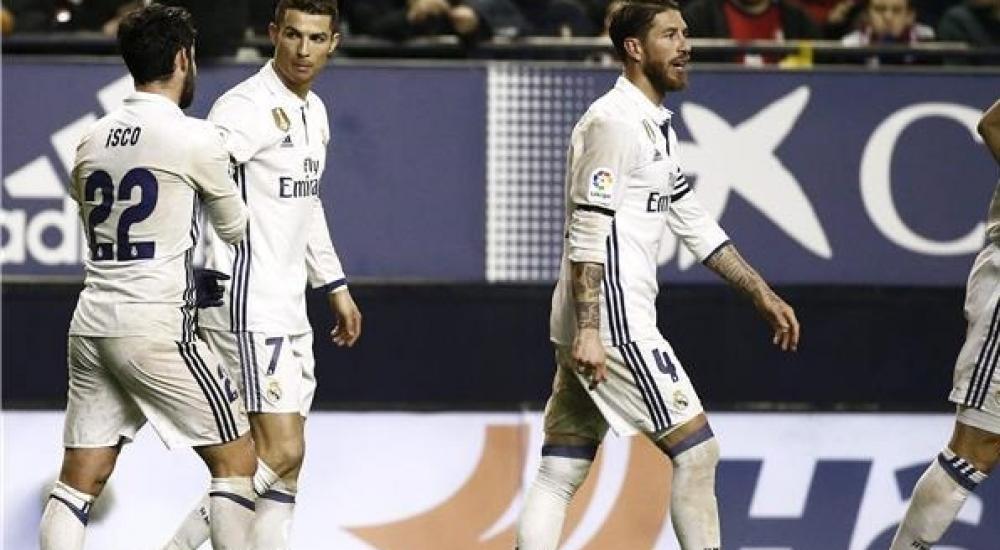 ريال مدريد رفع رصيده إلى 49 نقطة