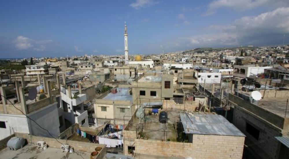 أحد مخيمات مدينة صيدا-الارشيف