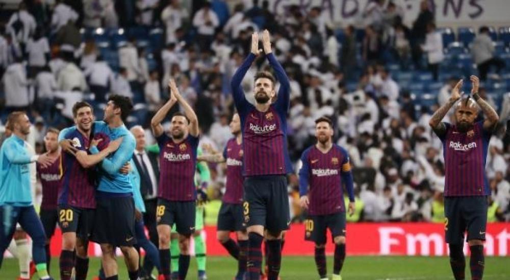 لاعبو برشلونة