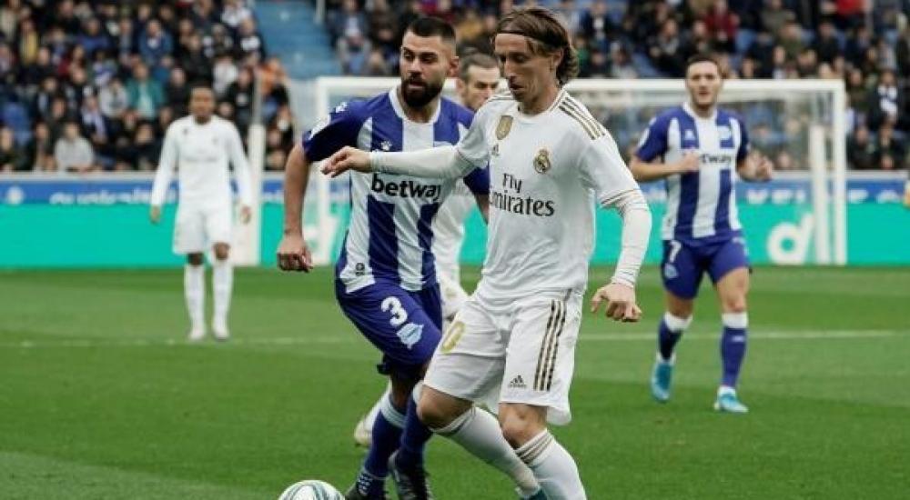 جانب من المباراة