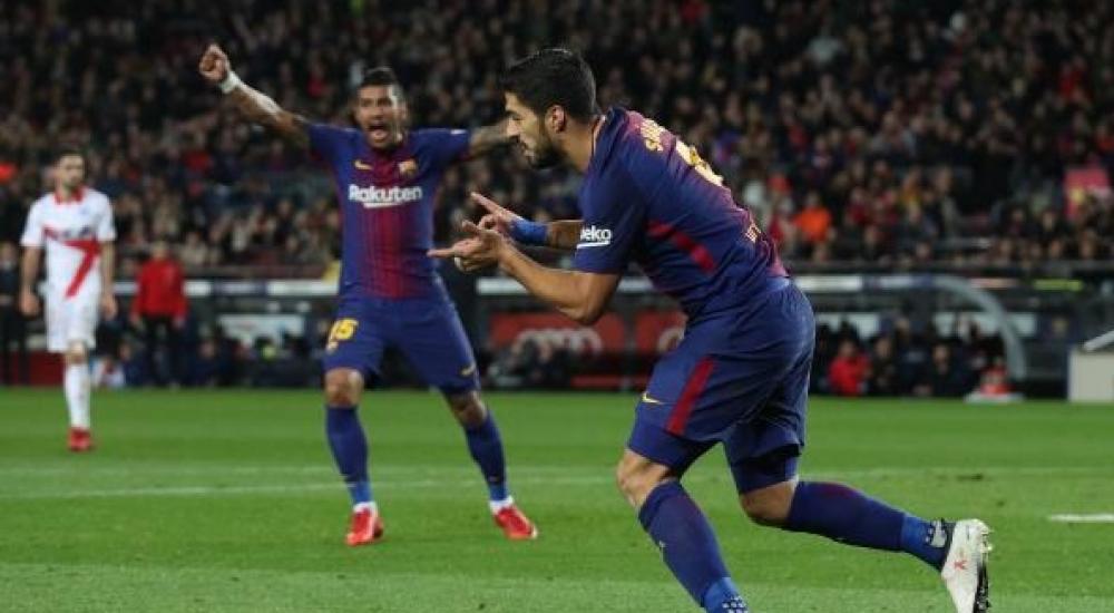 برشلونة فاز بهدفين لواحد