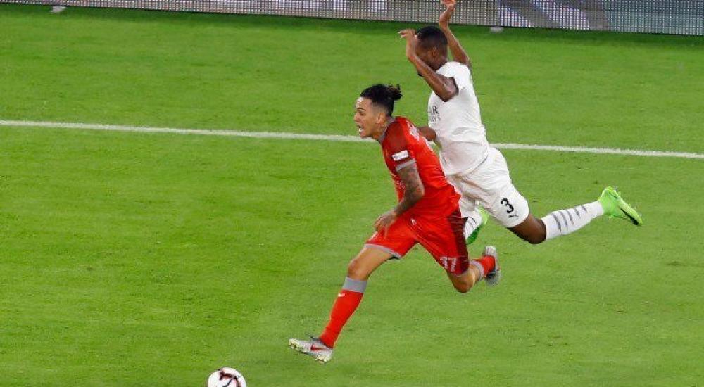 جانب من المباراة