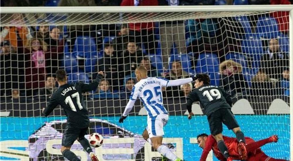 جانب من المباراة