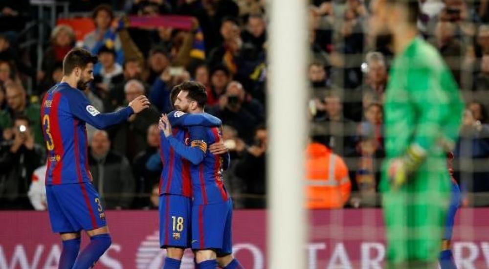 برشلونة فاز على سيلتا فيجو بخماسية نظيفة