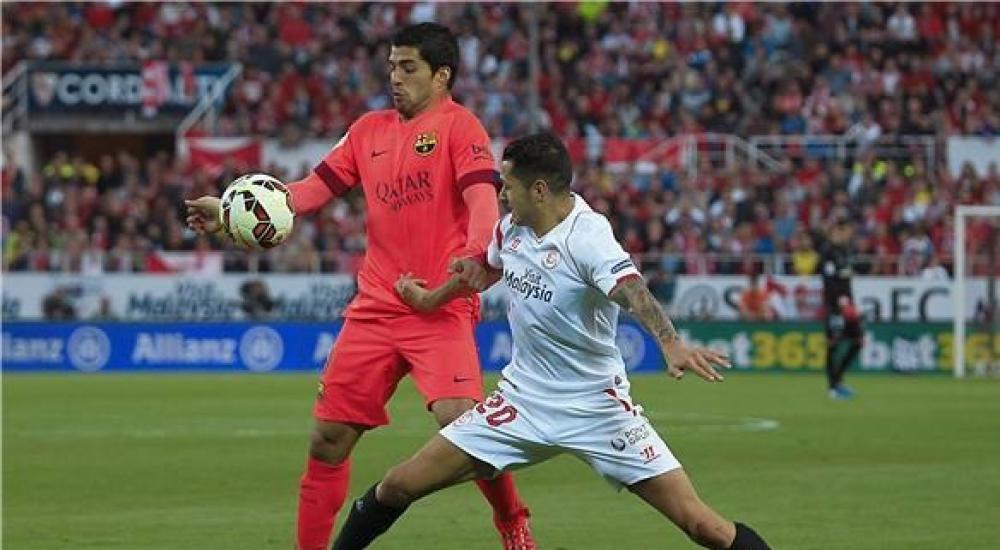 برشلونة تعادل مع إشبيلية بهدفين لمثلهما
