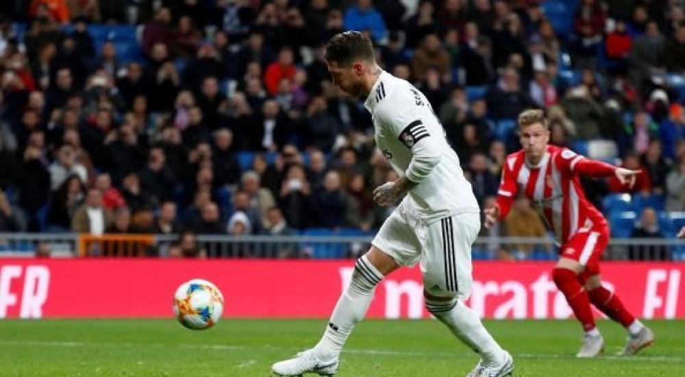 راموس سجل هدفين في المباراة