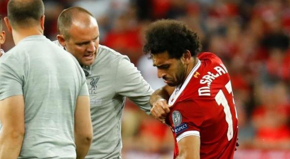 محمد صلاح عقب الإصابة