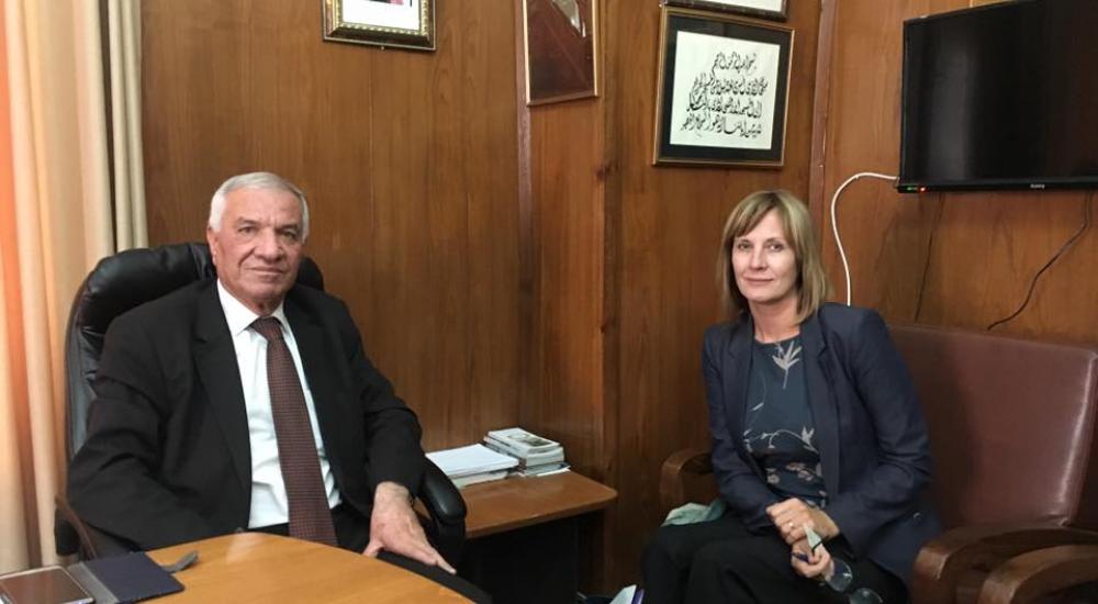 الخطيب يطلع سفيرة النرويج