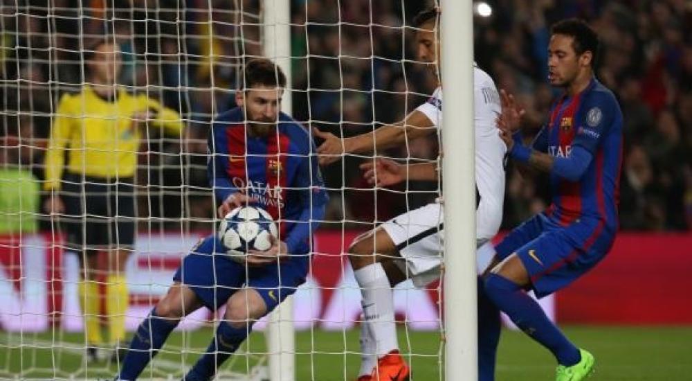 برشلونة فاز على باريس سان جيرمان بسداسية لهدف