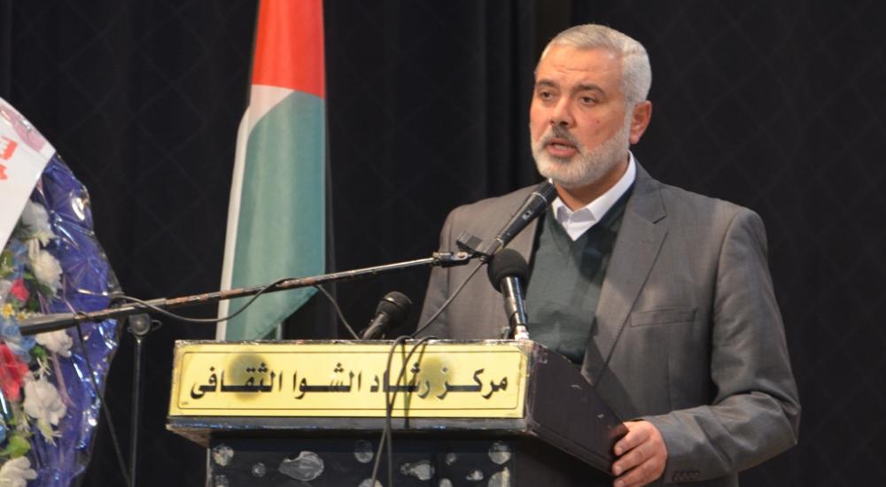 هنية قال إن التكريم وفاءً لدماء الشهداء