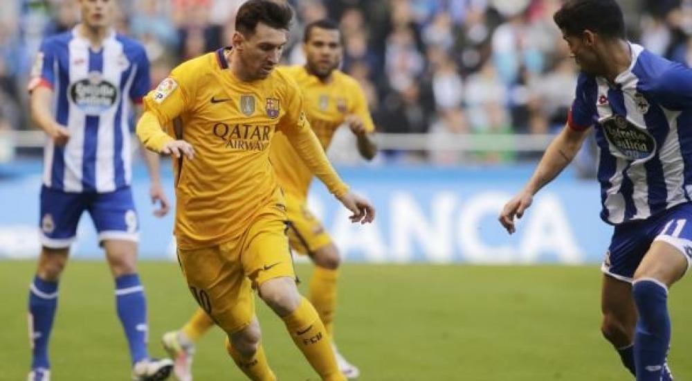 برشلونة فاز على لاكورونيا بثمانية أهداف نظيفة