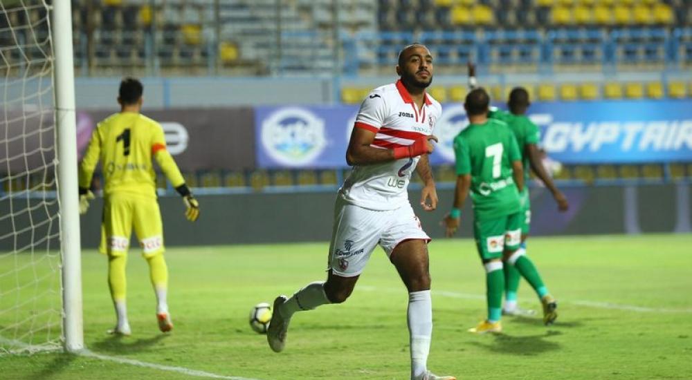 كهربا سجل الهدف الأول للزمالك