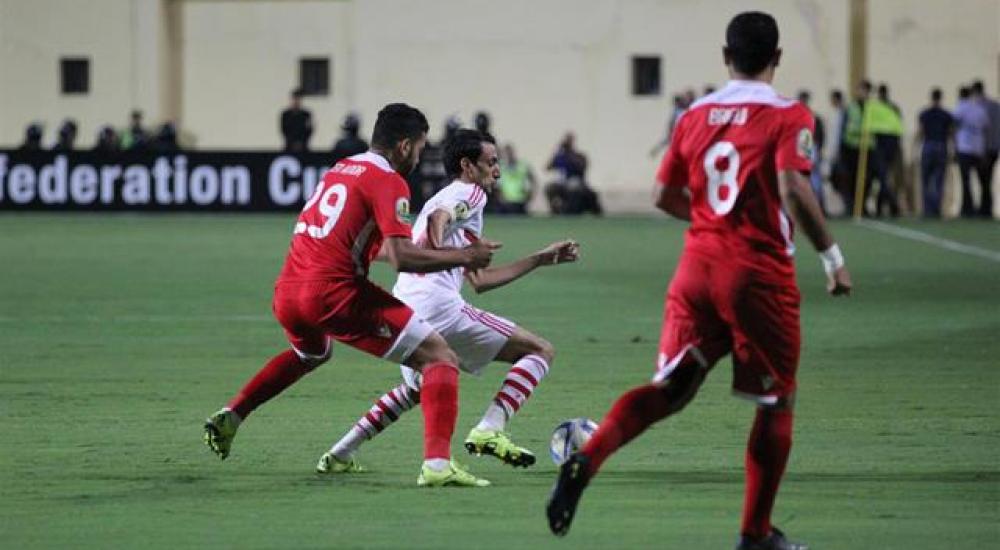 الزمالك خسر ذهاباً بخماسية لهدف