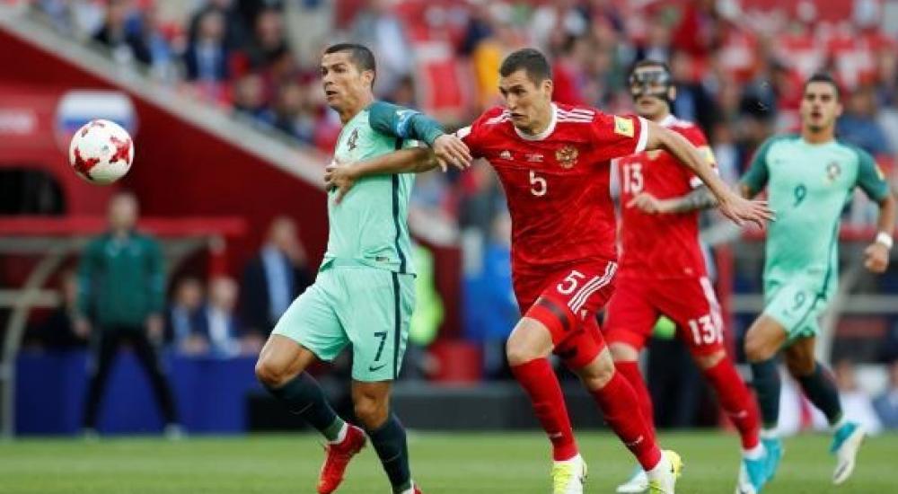 رونالدو يشارك حالياً مع منتخب البرتغال في كأس القارات