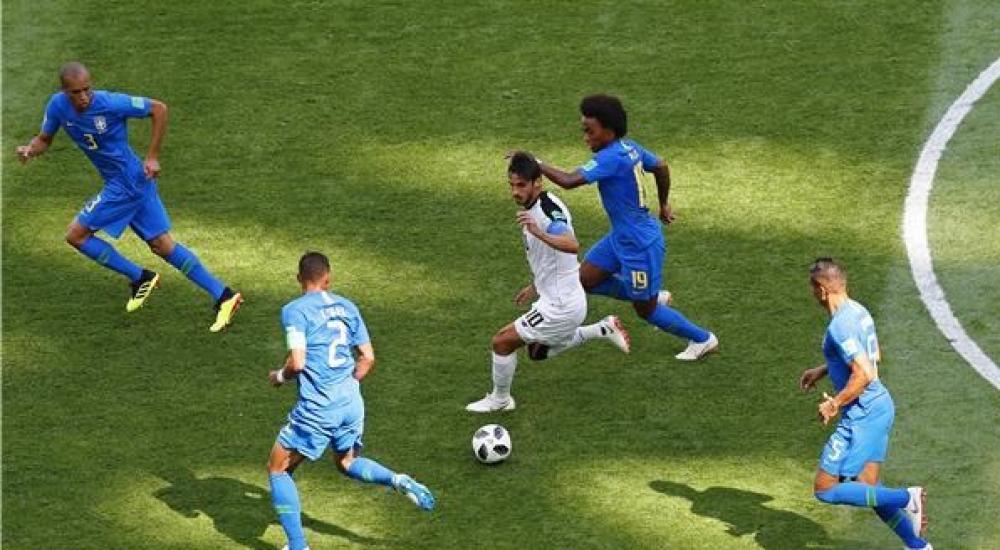 البرازيل فازت بهدفين نظيفين